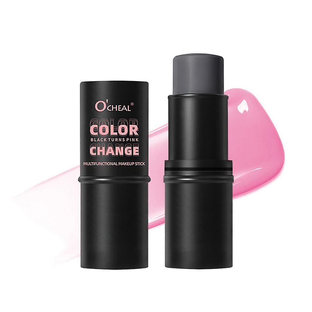 Multifunctional Temperature-Changing Blush Stick 3-in-1