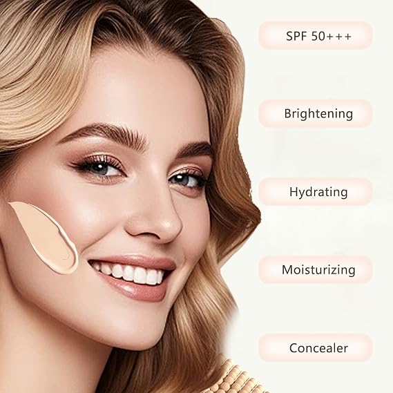 BB Cream with SPF 50+ | Full Coverage Tinted Moisturizer