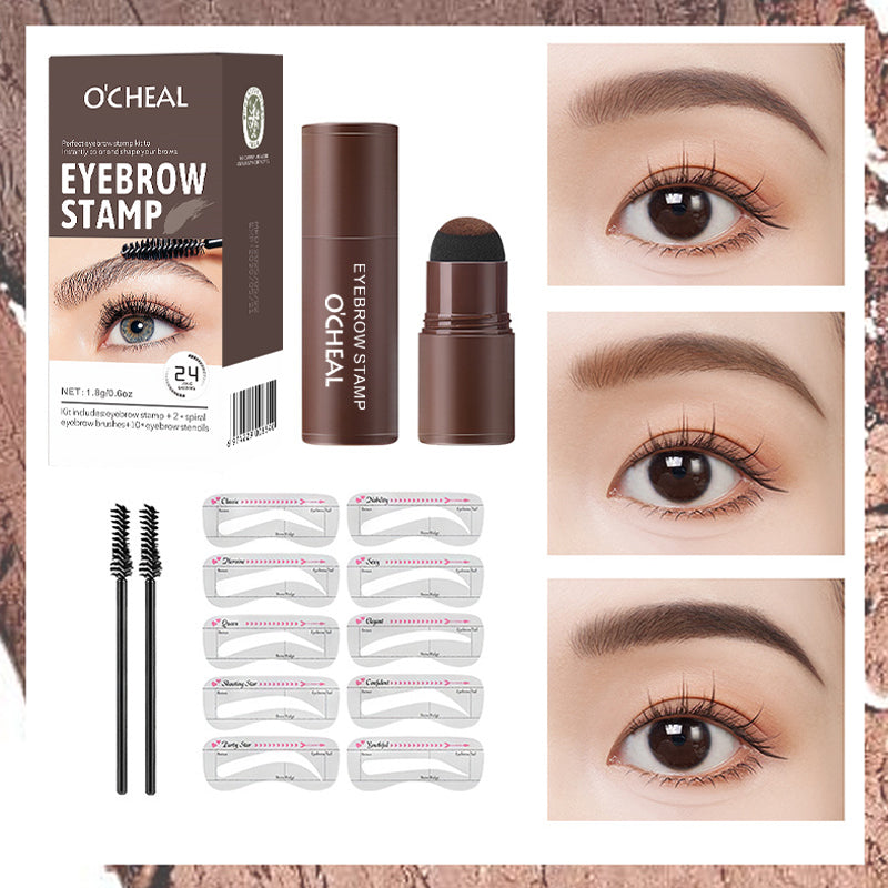 Eyebrow Powder Stamp Kit Eyebrow Powder Waterproof Hairline Eyebrow Powder Stick